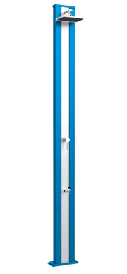 Doccia da Giardino Miscelatore Arkema Spring S Fascia Inox Light Blu