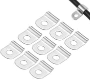 Ferramenta di fissaggio 50 pezzi - Klemme per cavi - Inox