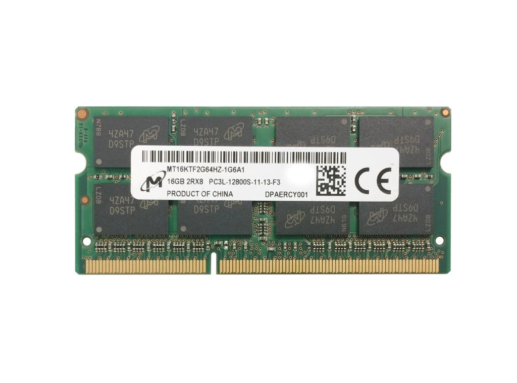 RAM 16GB DDR3L 1600MHz Laptop Micron MT16KTF2G64HZ-1G6A1 SO-DIMM PC3L-12800S