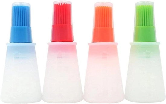 Kit di spazzole per oli di silicone per cibi cotti, barbecue e marinature
