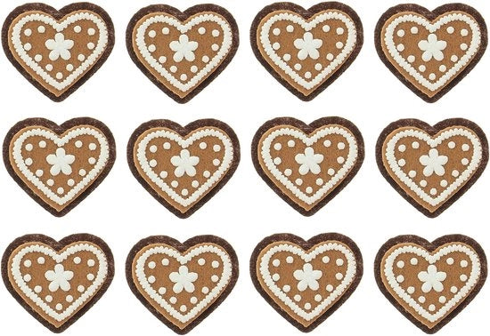 Set di adesivi per regali 12 pezzi - Adesivi in velluto - Decorazioni natalizie - Adesivi per panettone - Decorazioni per regali - Dimensioni 4 x 5 cm - Adesivi natalizi