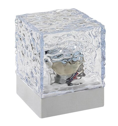 Lampada da tavolo Cubiko bianca RGB ricaricabile Rabalux