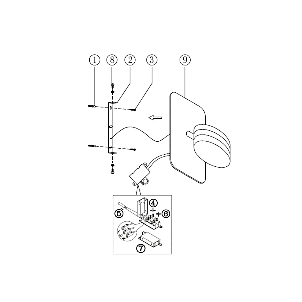 Dunk - Lampada da muro rotonda 2 luci Fabas Luce - Applique LED 16W dimmerabile - Ottone Satinato