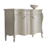 Madia credenza sagomata 2 ante legno bianco l.137 p.57 h.110 - Mobili 2G