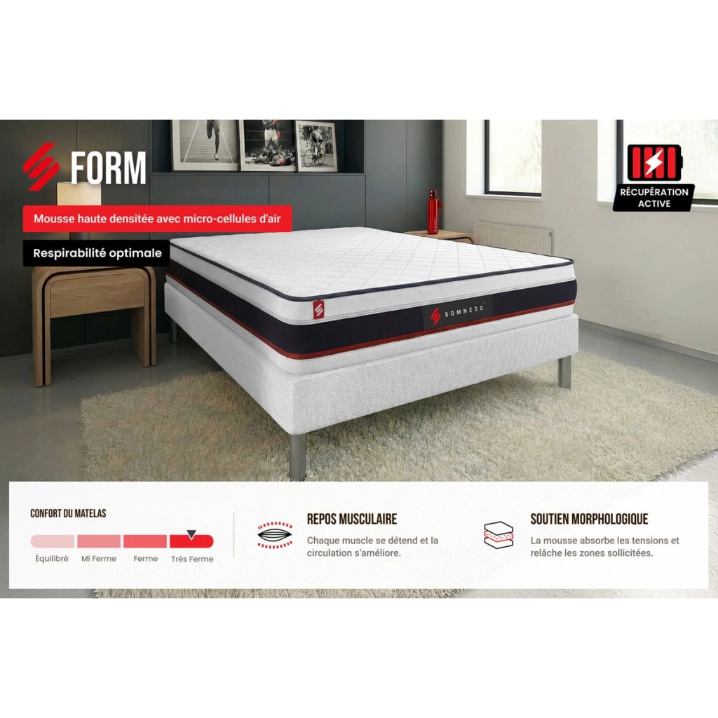 Set materasso e base 200x200 cm - Form