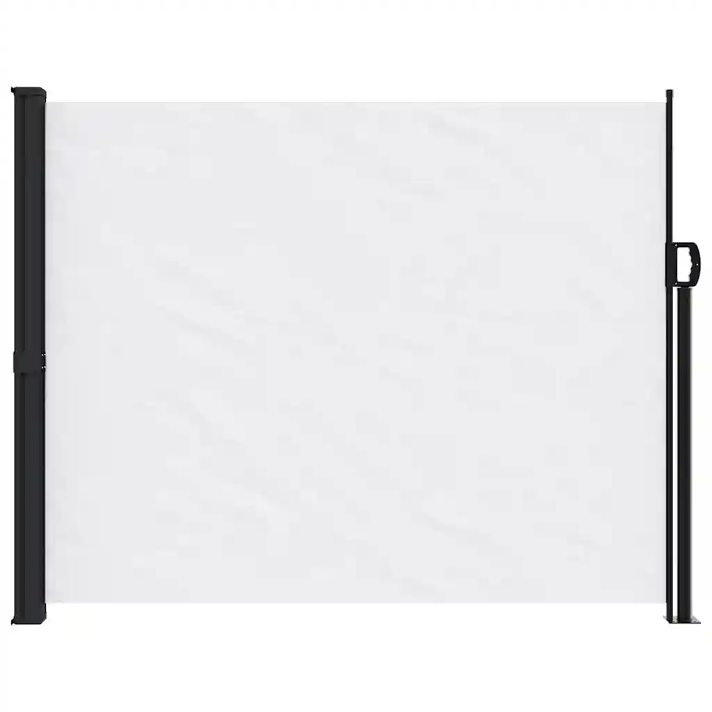 Tenda Laterale retrattile-Tenda parasole per balcone Bianco 170x300 cm