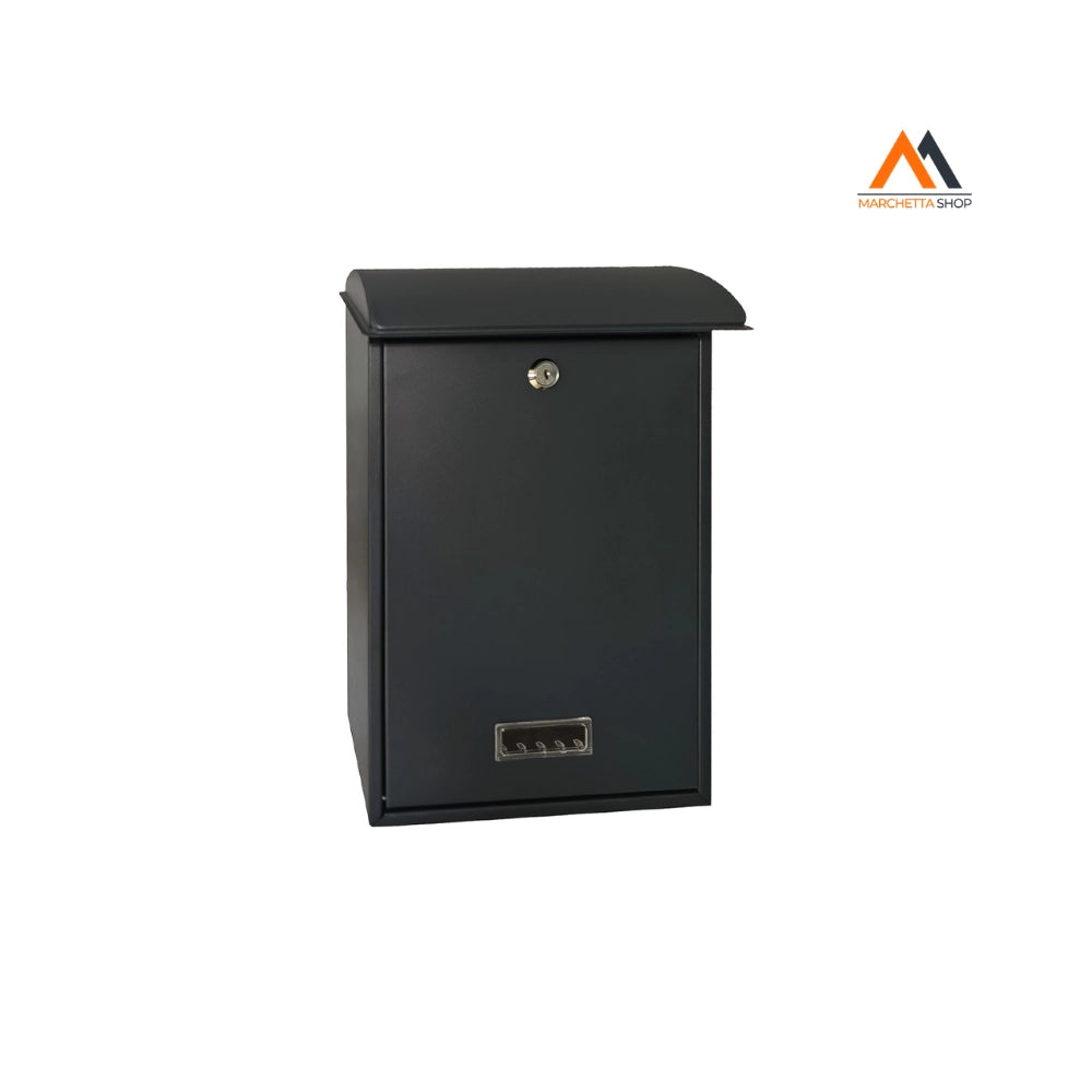 CASSETTA POSTALE 'LILLA' cm 27 x 12 x h 40,5 - grigio acciai