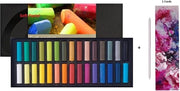Serie di Pastelli Soft Pastello 30 - Mezzo Pastello - Set di Pastelli per Disegno