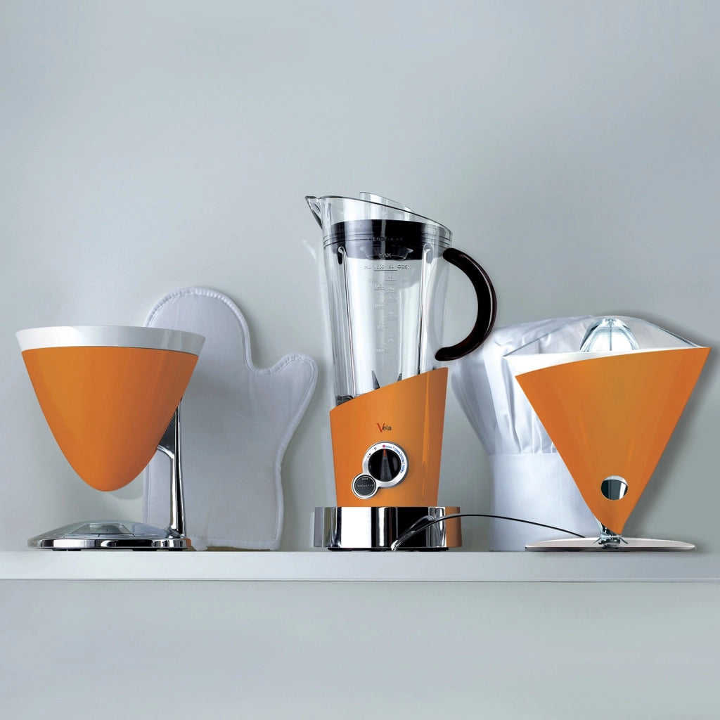 VELA EVOLUTION, Frullatore da Appoggio, Casa Bugatti Colore: Arancione
