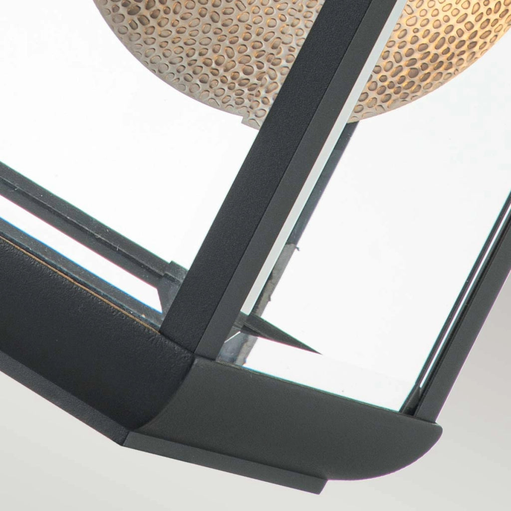 Applique esterno Byron grafite E27 60W in alluminio Quoizel