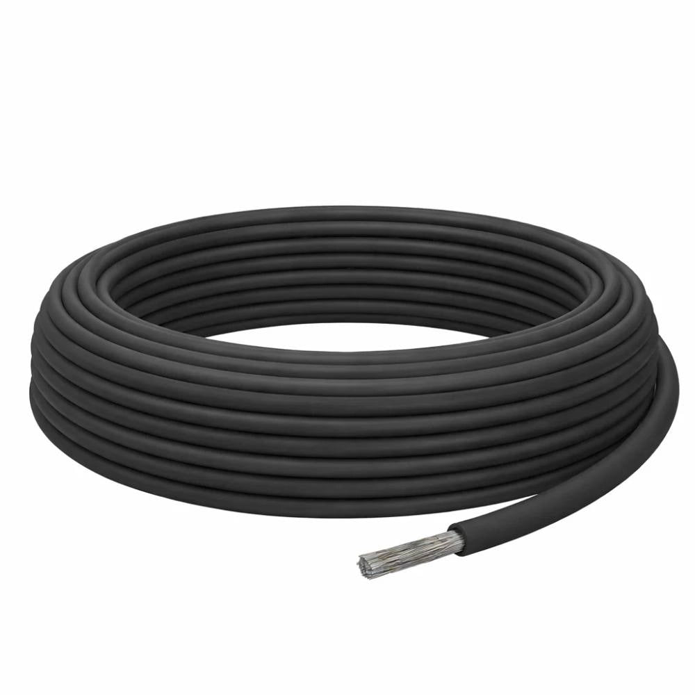 Cavo solare unipolare nero 6 mm² en 50618 per impianti fotovoltaici *** lunghezza metri 25, confezione 1