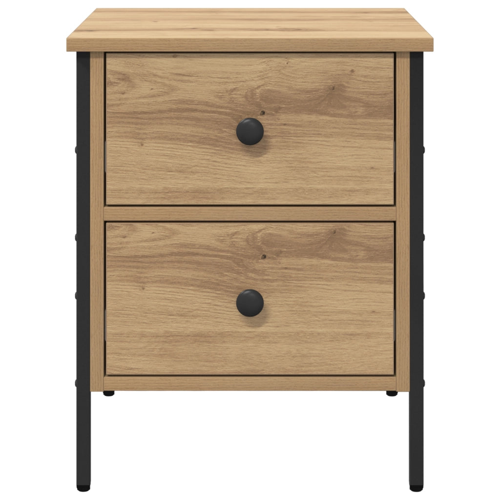 Comodino Artisan Oak 40x42x50 cm Legno Ingegnerizzato