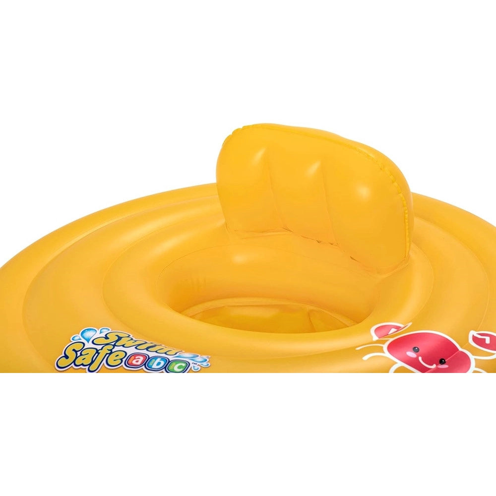 Trade Shop - Salvagente Gonfiabile Galleggiante A Mutantina Per Bambini Rotondo 69cm Swim Safe 32096 -
