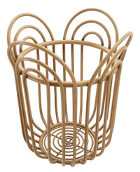 Porta Vaso Panama Ø 31,5x40 cm in Ferro e Plastica