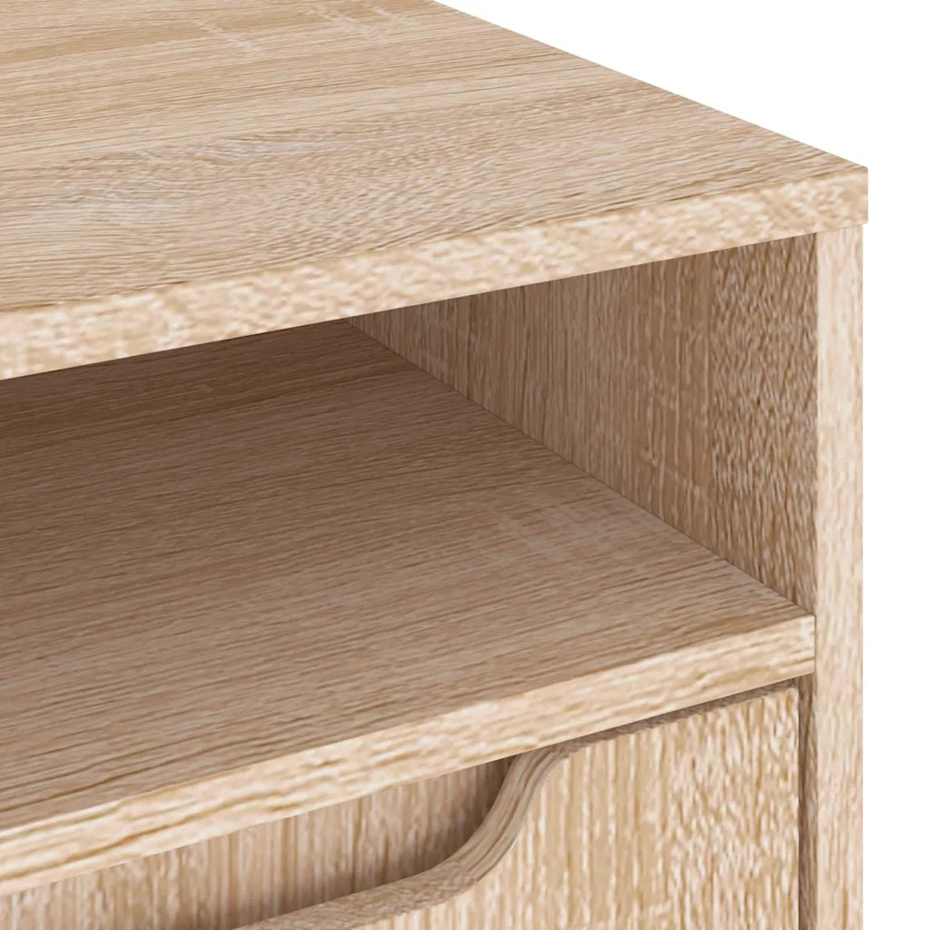 Mobile TV VISNES Rovere Sonoma 100x40x38 cm Legno Multistrato