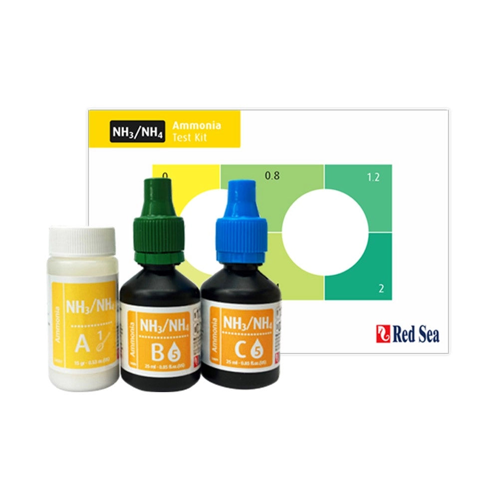Red Sea MCP Marine Care Test Kit - test per misurazione di NO2, NO3, NH3/NH4, pH e KH in acqua marina