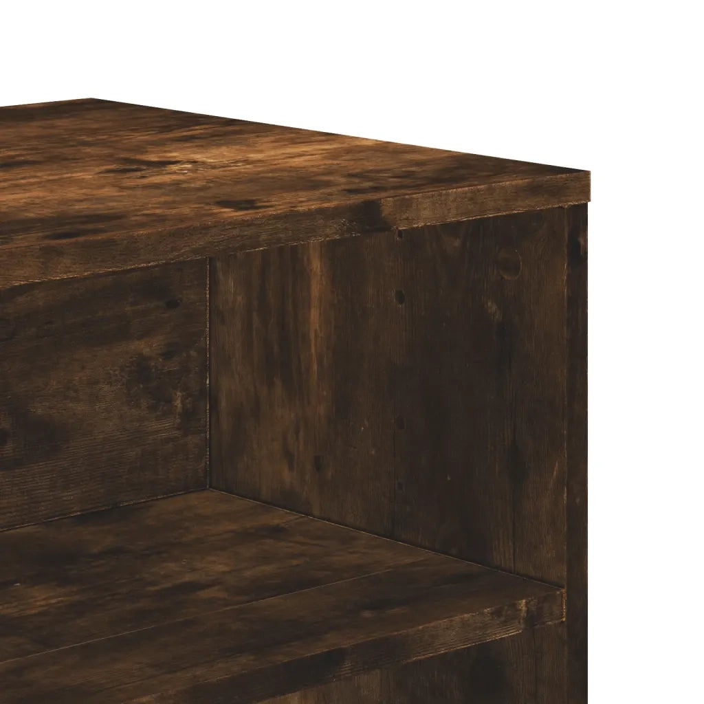 Mobile TV Rovere Fumo 120x40x40 cm in Legno Multistrato 835564