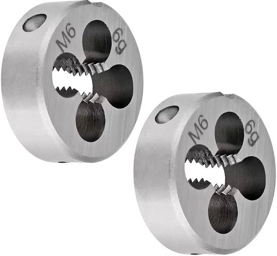 Snodo per taglio M6x1.0mm - Disco taglia circolare - Acciaio laminato - Filo destro - Acciaio rapido - Resistente alla trazione e resistente allo strappo - Matrice