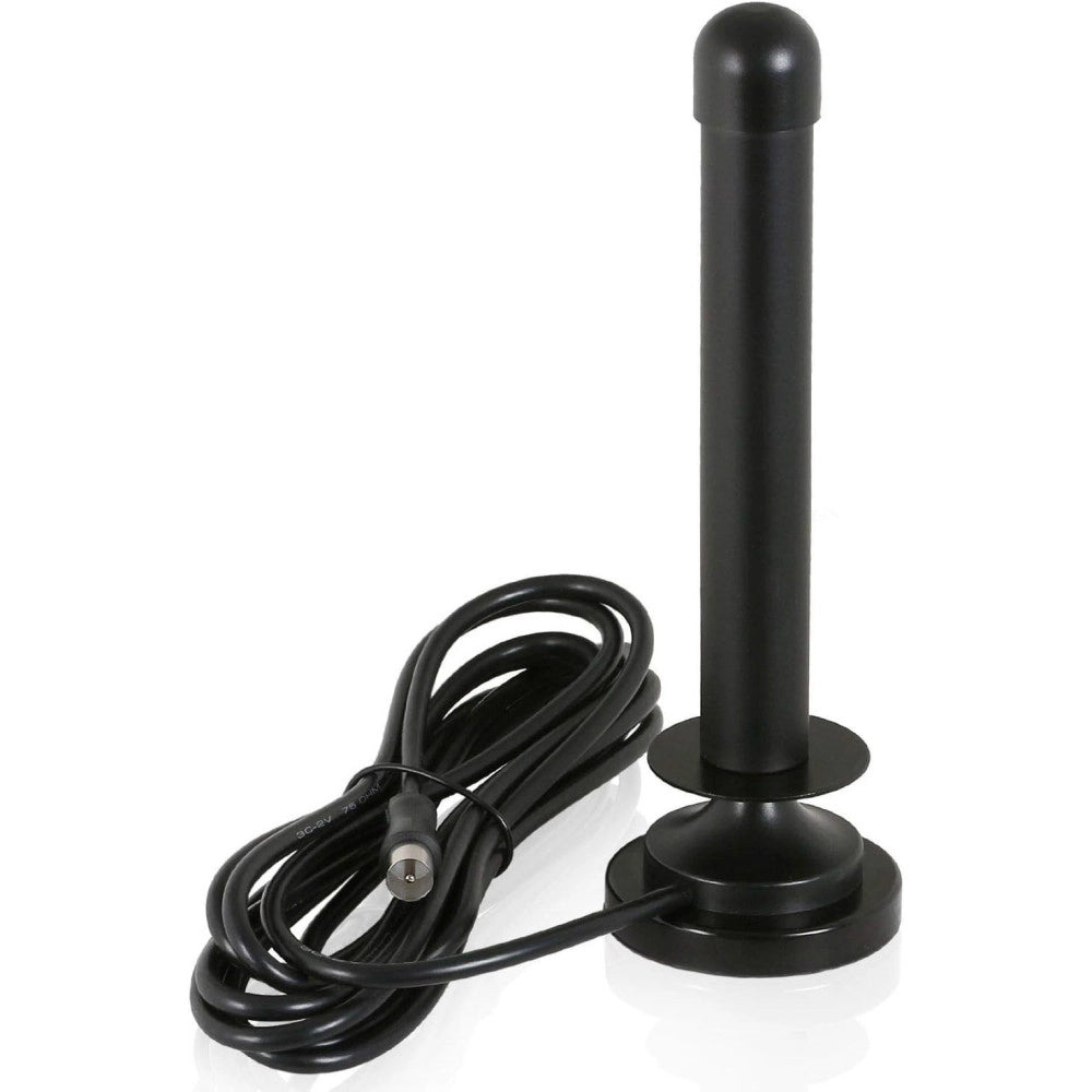 Trade Shop - Antenna Tv Portatile Per Auto Camper Suv Barca Camper Dvb-t 25 Dv Con Calamita -