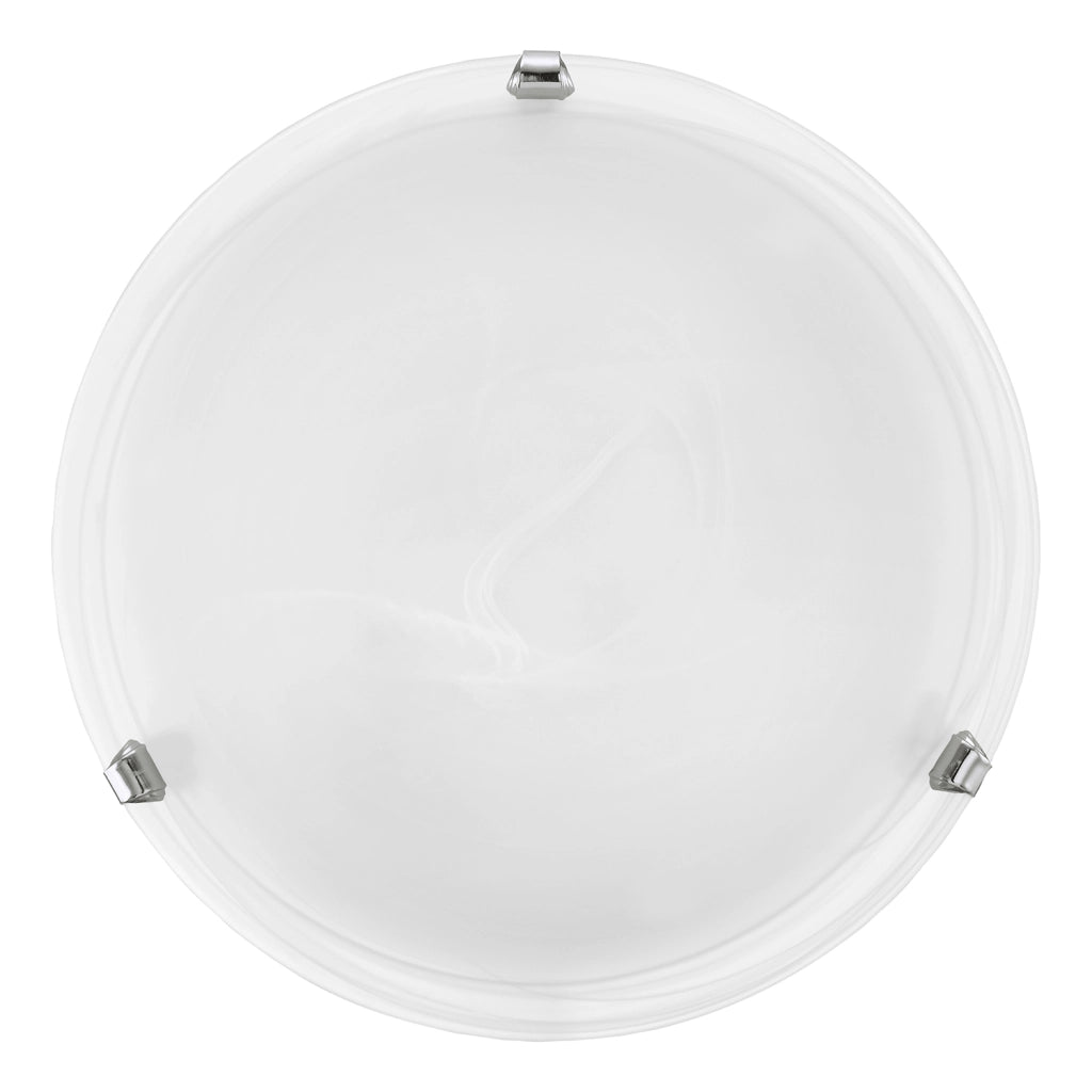 Plafoniera Contemporanea Salome Acciaio Cromo 1 Luce E27