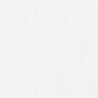 Giroletto senza Materasso Bianco 75x190 Legno Massello di Pino