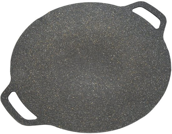 Griglia per BBQ a 6 strati antiaderente - Nero - Adatto per Induzione e Forno a Gas - 38cm - Utilizzabile all'aperto e all'interno