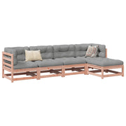 Set Divani da Giardino 5 pz in Legno Massello Abete Douglascod mxl 116749