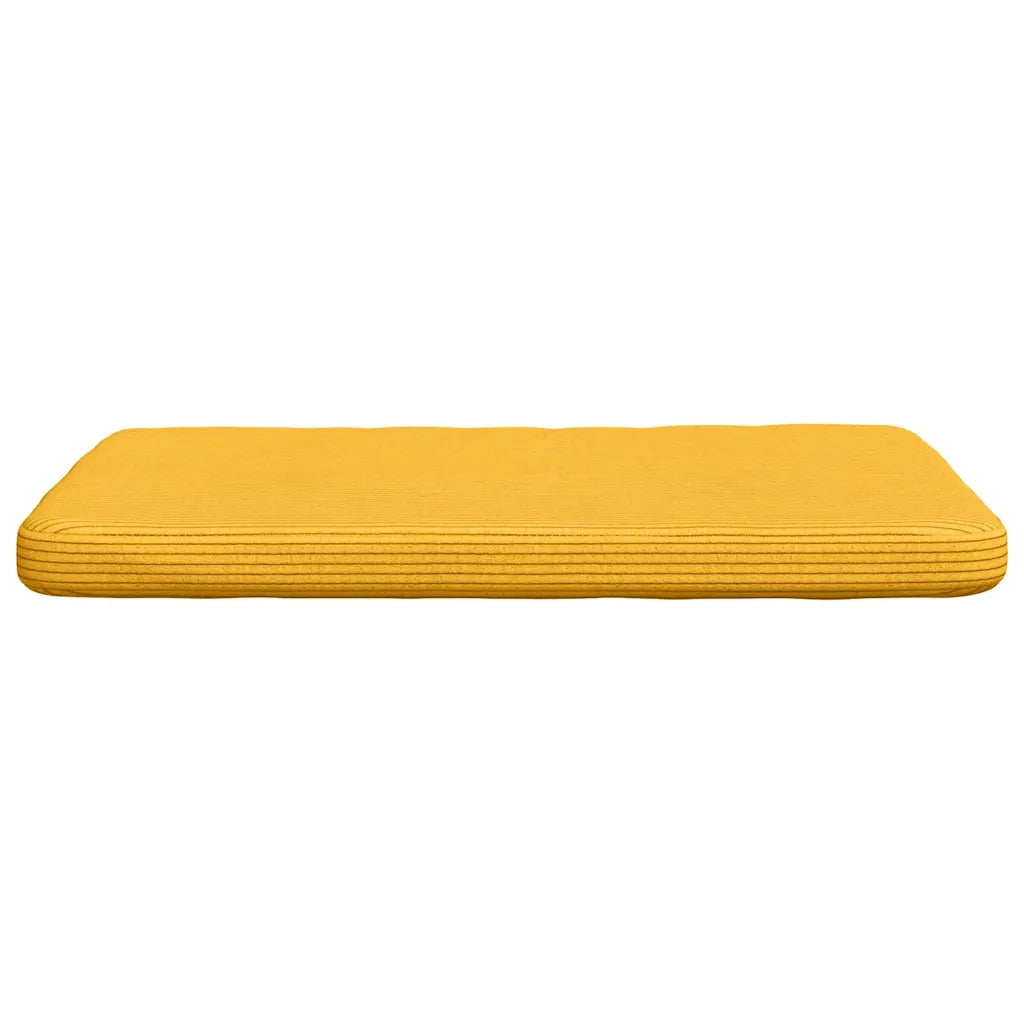 Cuscini per Seduta 4 pcs Giallo Chiaro 40 x 40 x 3 cm