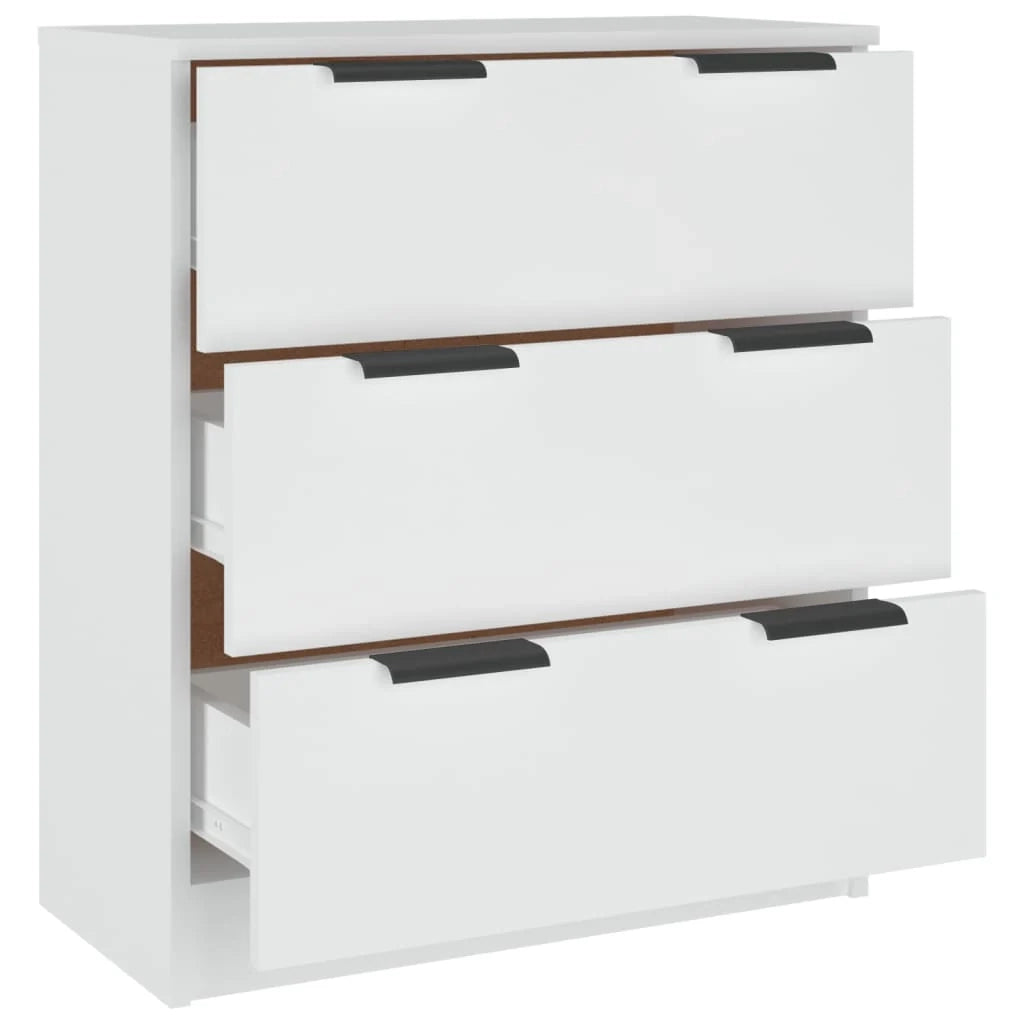 Buffet credenza cassettiera armadio mobile contenitore organizer per cucina soggiorno salotto 60 x 30 x 70 cm legno ingegnerizzato bianco 02_0030327
