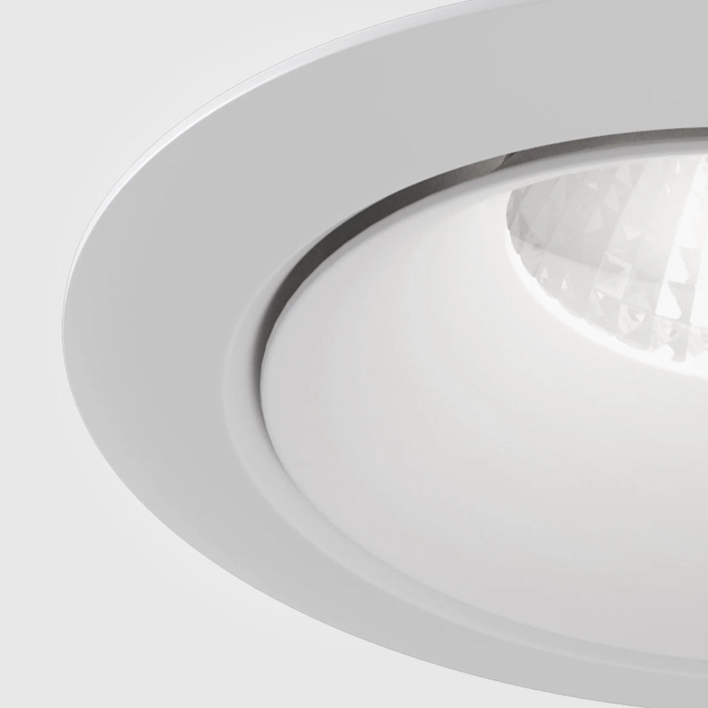Maytoni Lampada da Incasso Yin 1 luce LED integrato bianco metallo