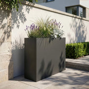 Fioriera Vaargel in Acciaio Portafiori 82x90x30 cm - Grigio Antracite casa.pro
