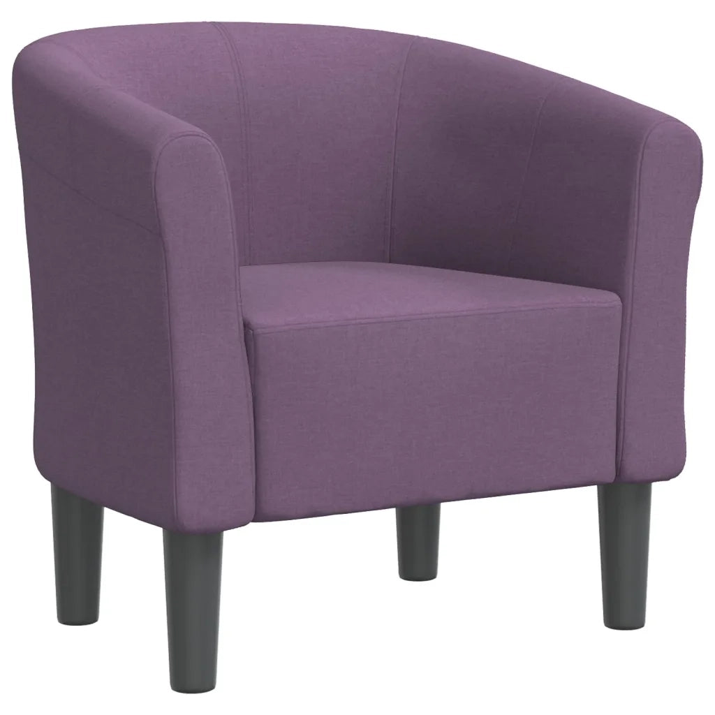 Divano Sedia-Poltrona Cabriolet Viola in Tessuto