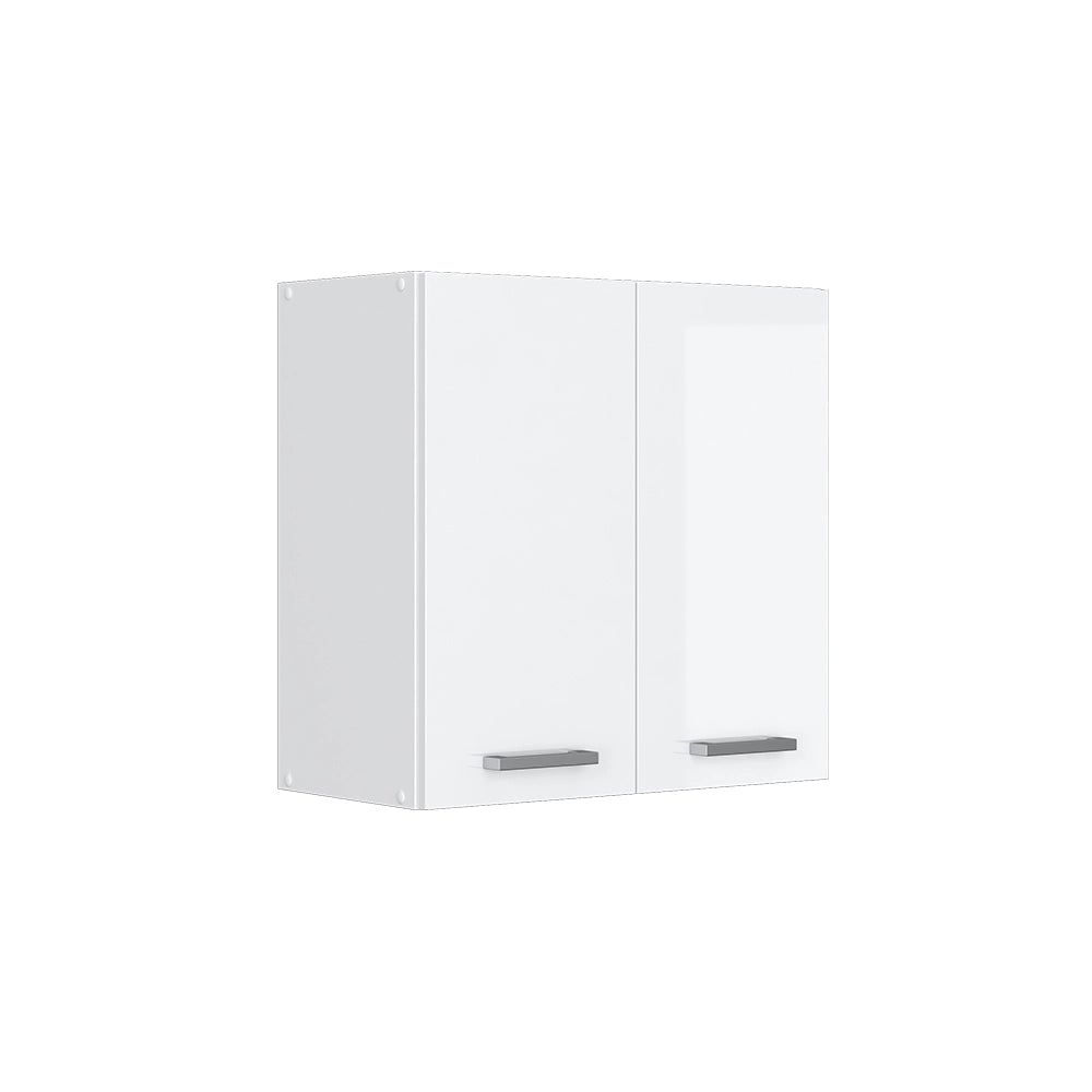 Vicco Pensile universale Bianco lucido 60 cm con porte