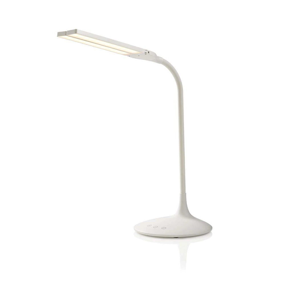 Lampada da scrivania a LED ricaricabile da 280 lm con controllo tattile Bianco Nedis