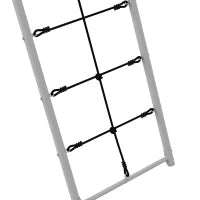 Altalena da Giardino per Bambini 4 in 1 con 2 Seggiolini, Altalena, Scala e Rete per l'Arrampicata, Verde