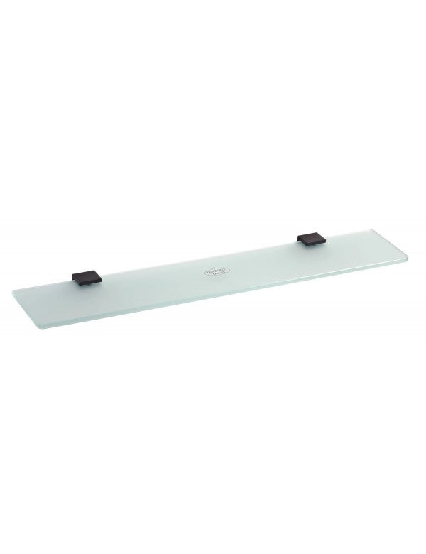 Mensola da parete NERO in ottone nero 60 x2 x5,9 cm