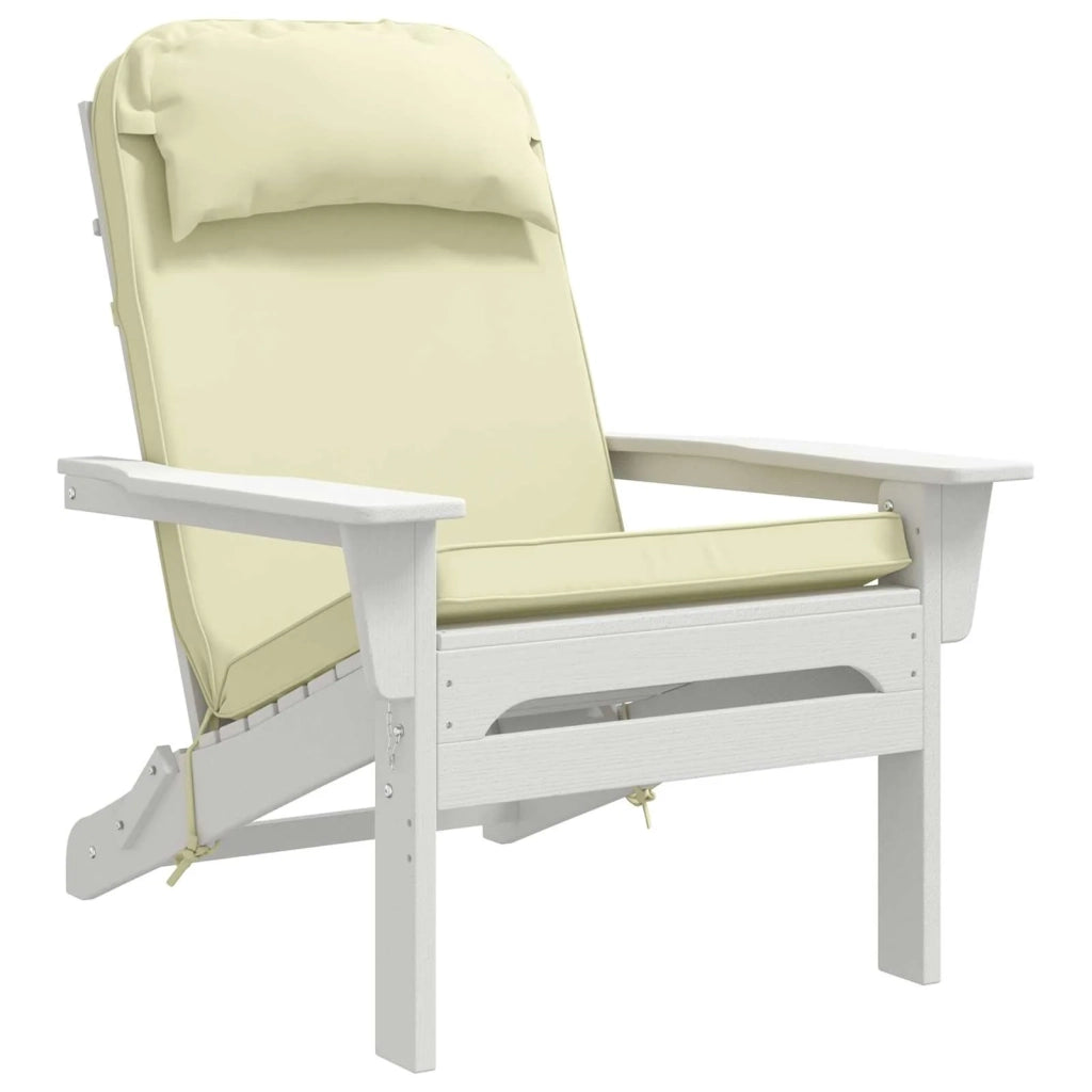 Cuscino per Lounger Sole 100% Poliestere Crema 55 x 124 x 5 cm 948169