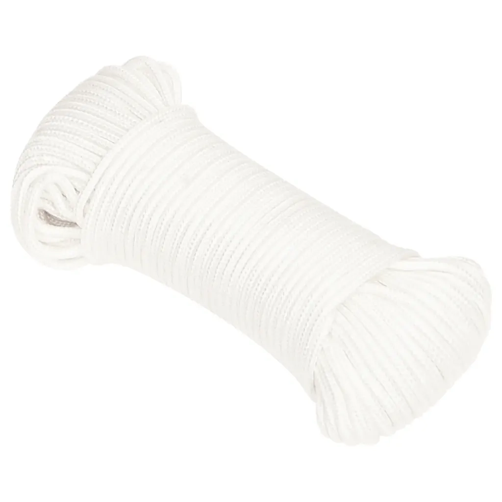 Corda per barca Completamente Bianca 5 mm 100 m in Polipropilene 152546
