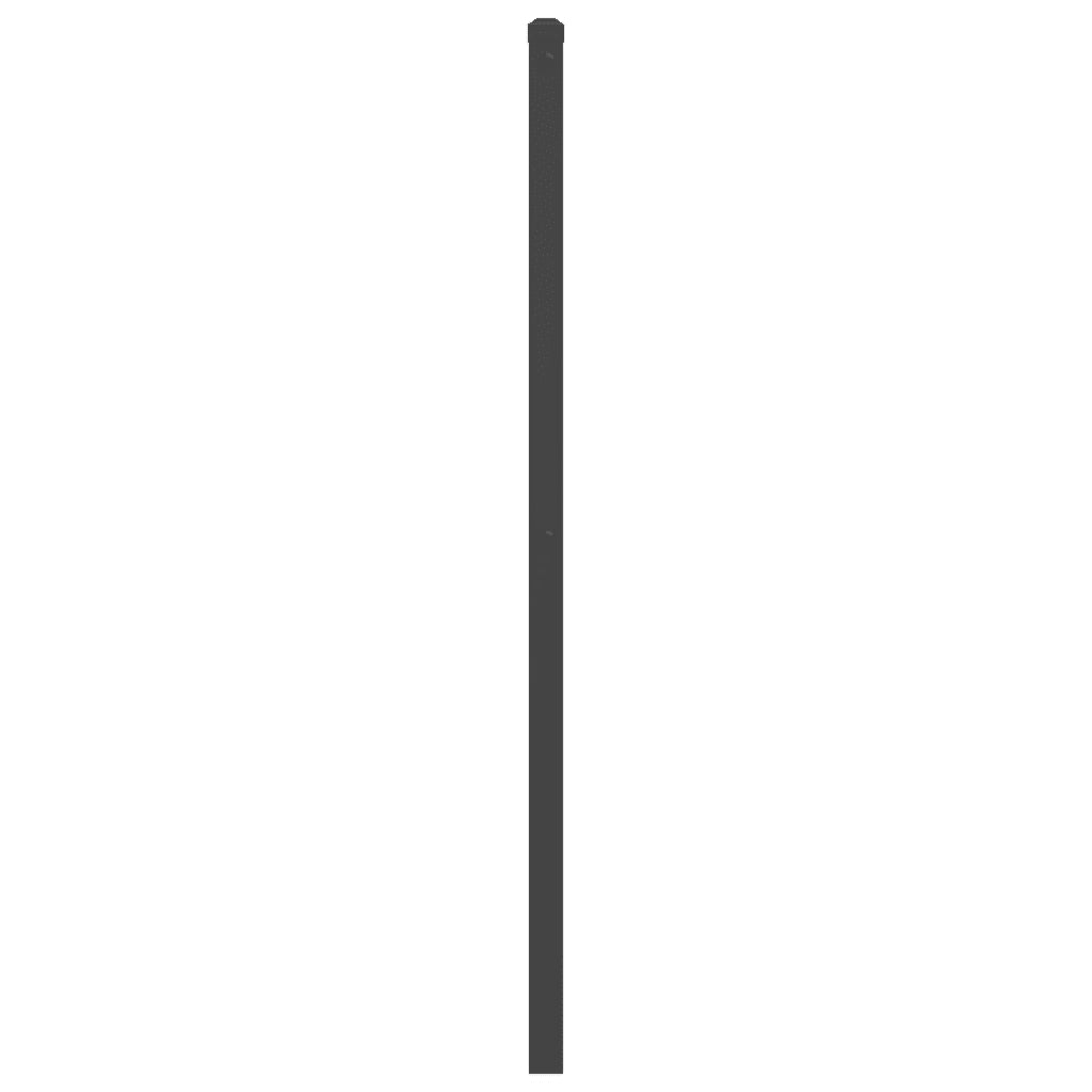 Testiera di Ricambio in Metallo Nero 75 cm 355587