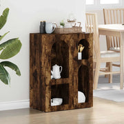 Credenza-Buffet-Armadio da cucina Rovere fum¨¦ 59 x 35 x 80.5 cm Legno multistrato