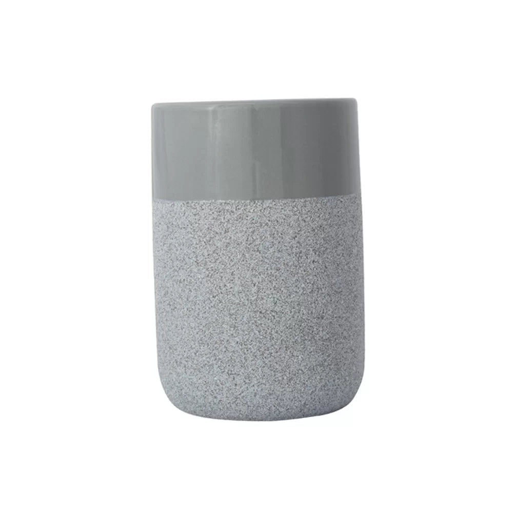 Porta spazzolini in ceramica - serie rock