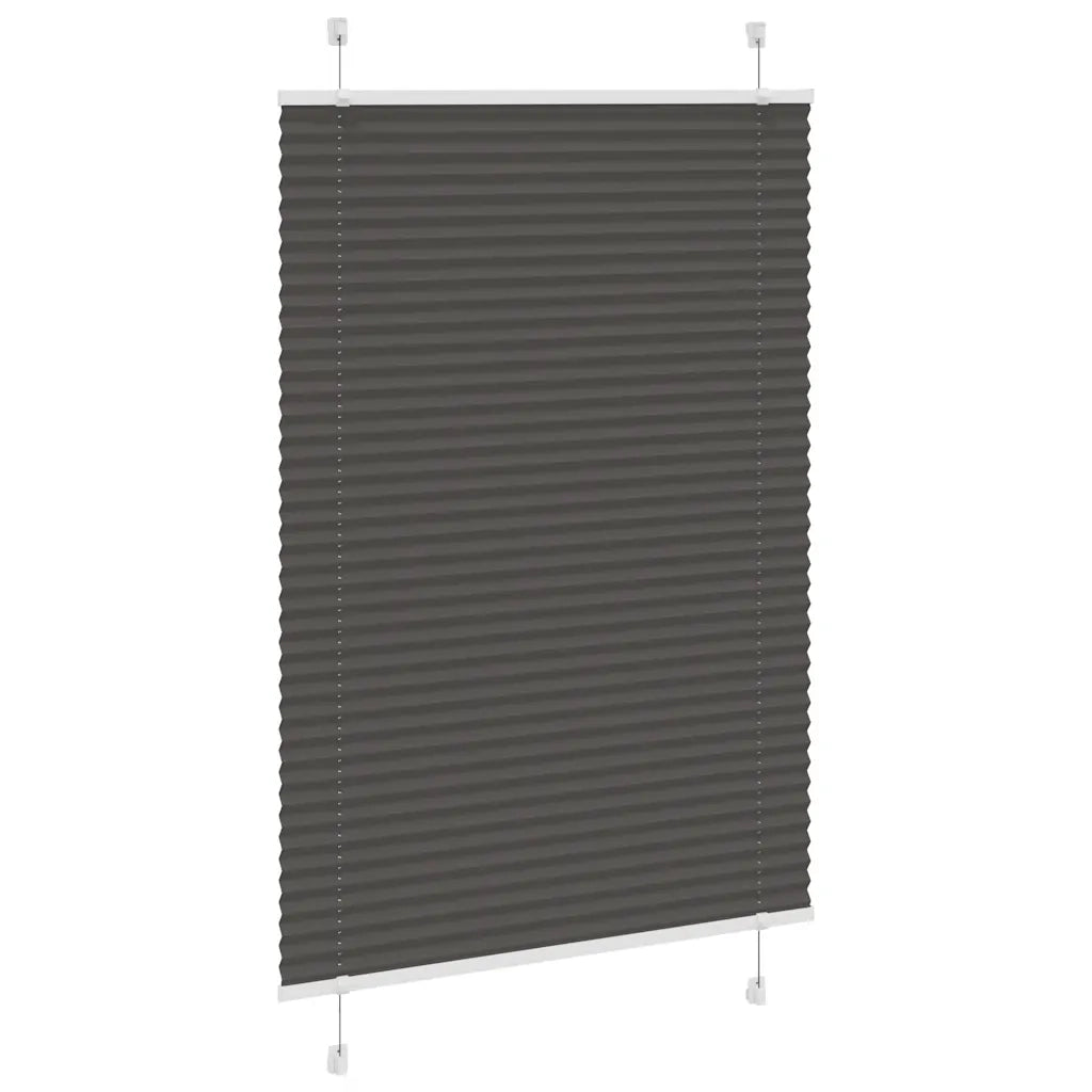 Tenda Plissettata Nera 95x100 cm Larghezza Tessuto 94,4 cm 4015125