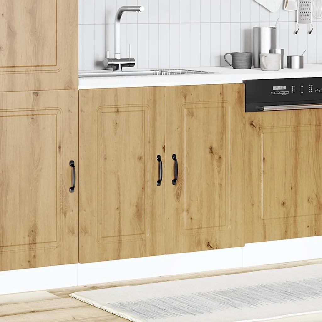 Mobile base lavello Kalmar Rovere Artigianale 80x46x81,5 cm 853456