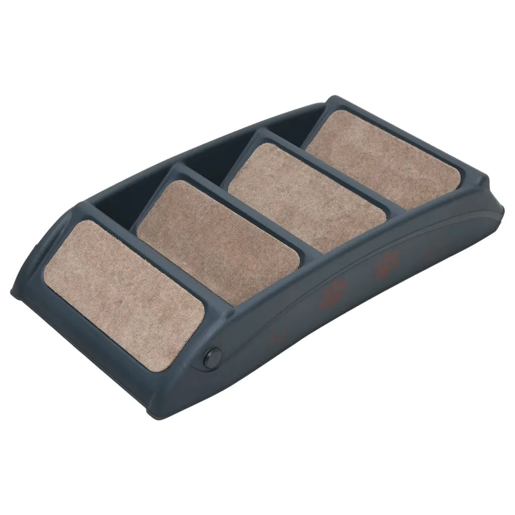 Scala per Cani Pieghevole con 4 Gradini Grigio Scuro CFW2553754