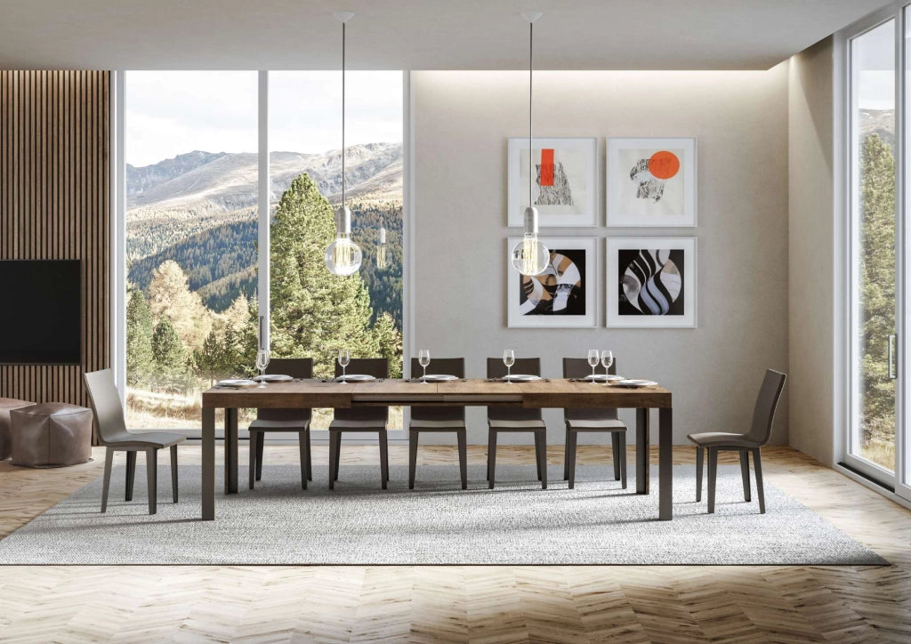 Tavolo Allungabile 180-284x90x77 cm Linea Noce