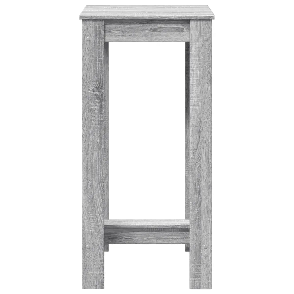 Tavolo da Bar Grigio Sonoma 51x50x103,5 cm in Legno Multistrato