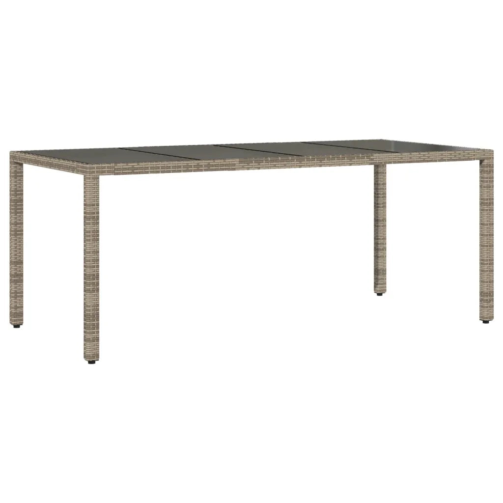 Set da Pranzo da Giardino 9 pz con Cuscini Polyrattan e Vetro 3278656