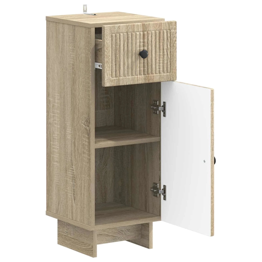 Mobiletto da Bagno EDE Rovere Sonoma 30 x 31 x 80 cm 895947
