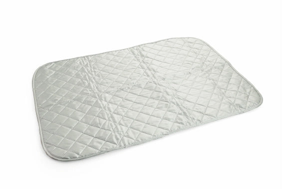 PANNO STIRO E COPRILAVATRICE IN TESSUTO CON MAGNETI 66 X 67 CM COLORE BIANCO