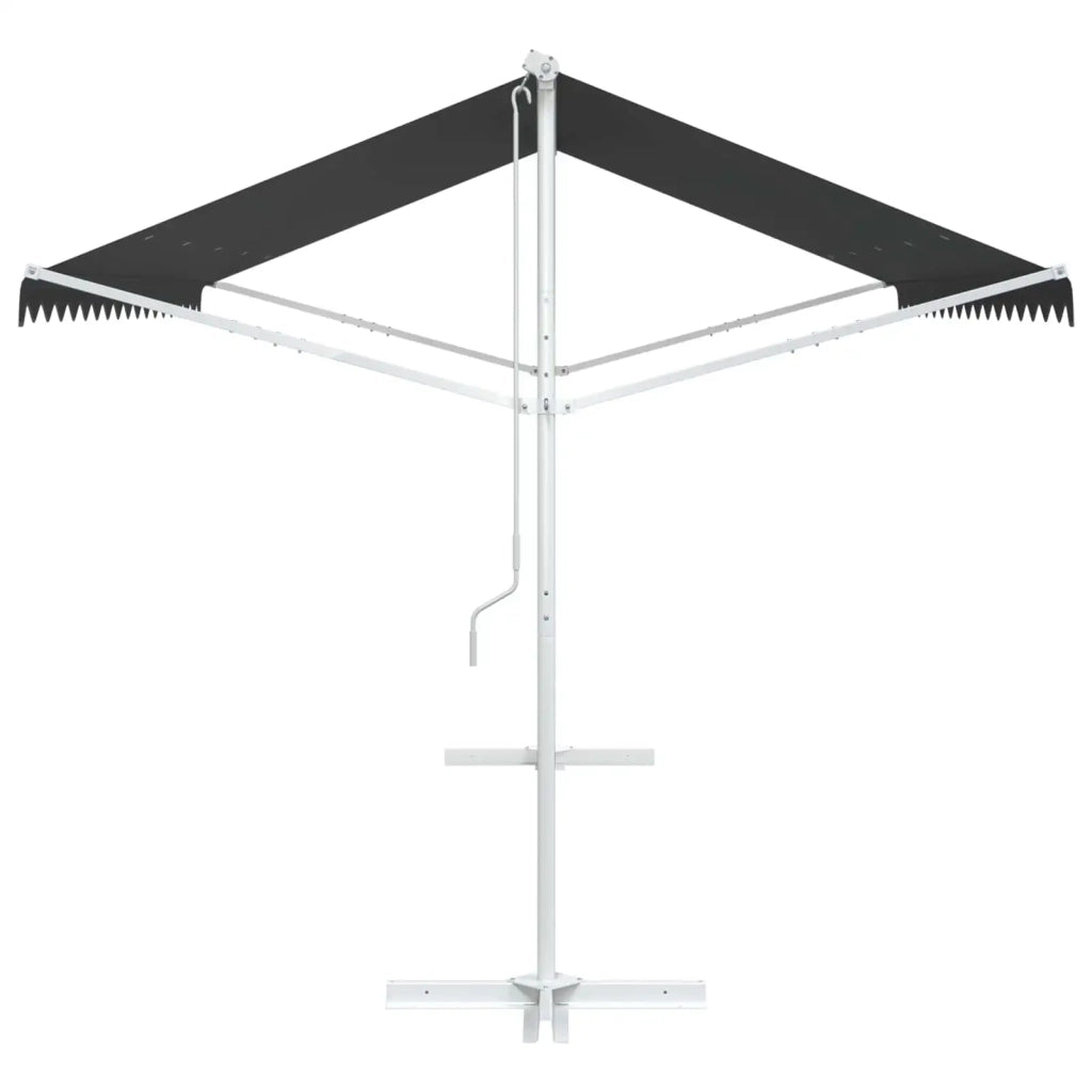 Tenda autoportante 4 × 3 m Poliestere Antracite